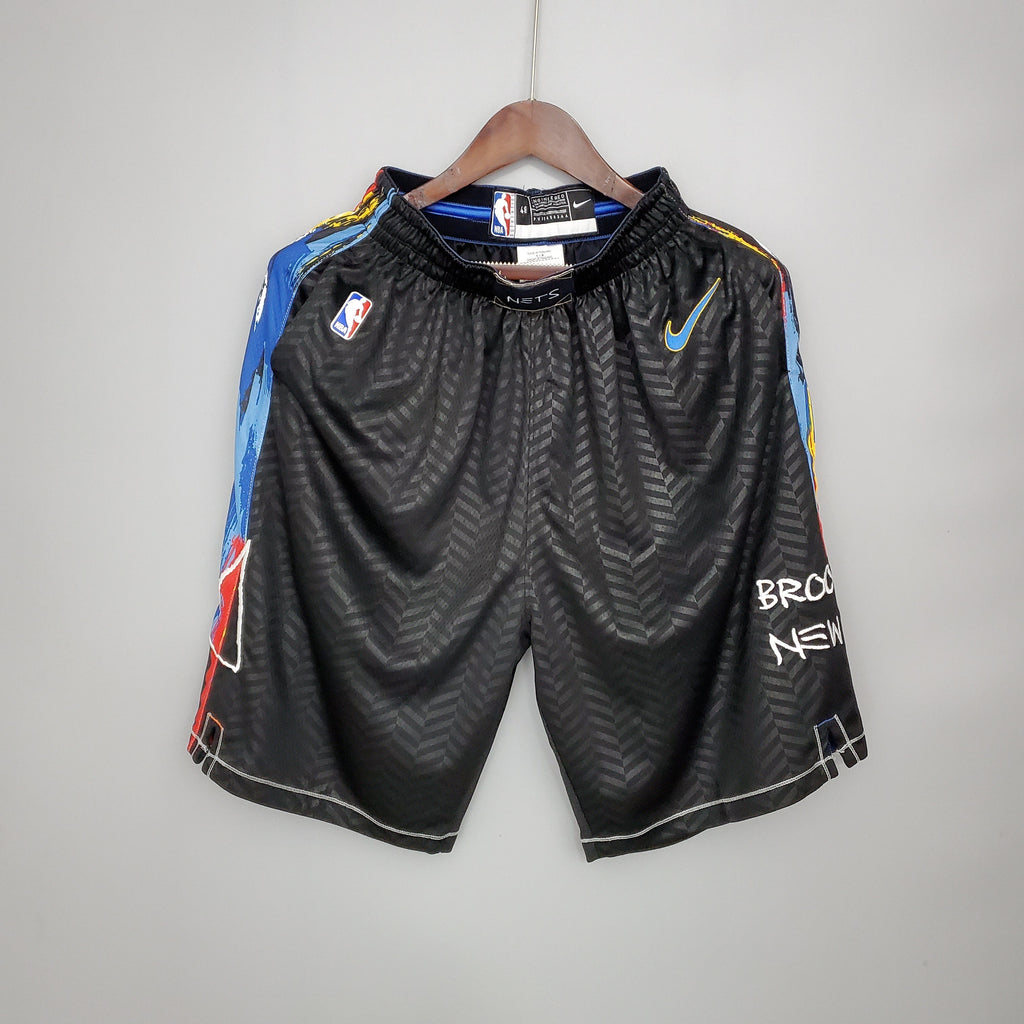 Brooklyn Nets Shorts City Edition Black