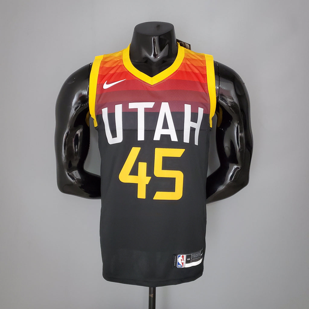 Camiseta Utah Jazz (city edition black red)