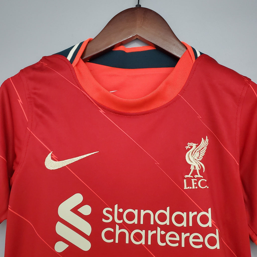 Liverpool 2021/22 Primera equipación (Mini conjunto)